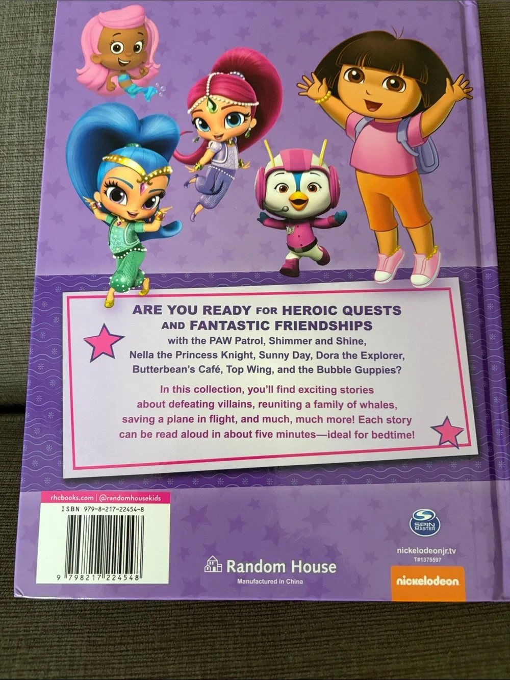 Nickelodeon Purple 5-Minute Girl-Power Stories
